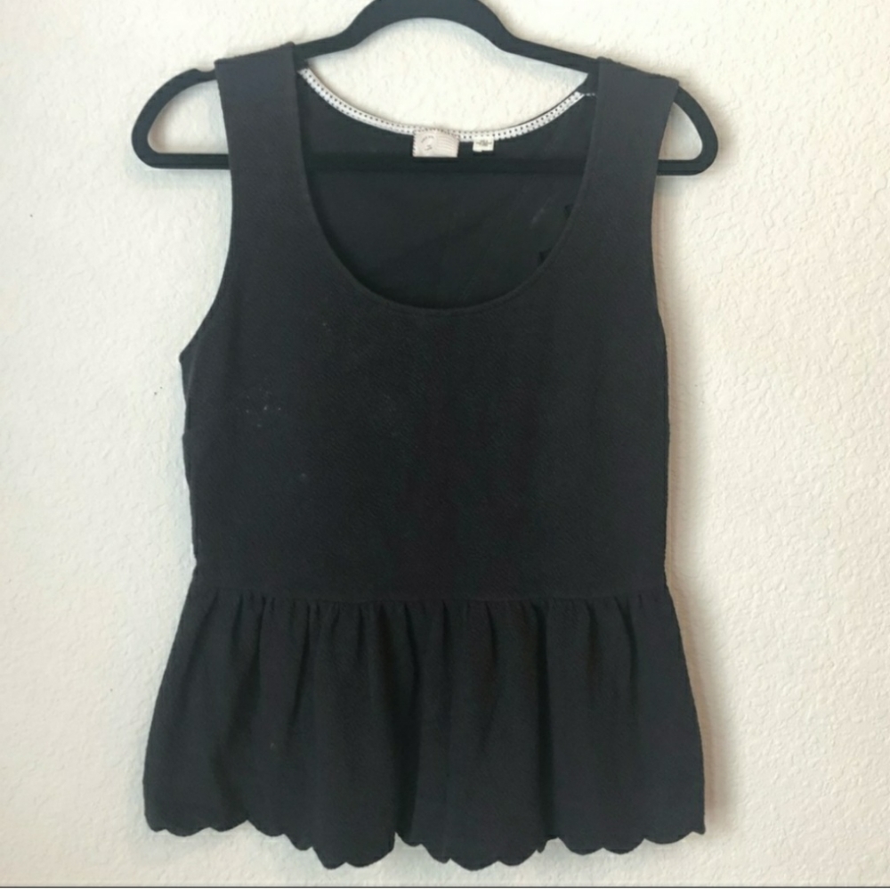 Scalloped Edge Blouse